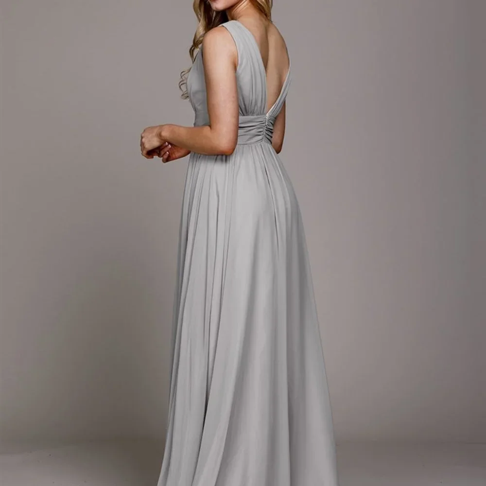 V-Neck Sleeveless A-Line Prom Dress AC478_2